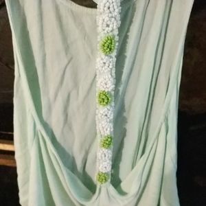 Vintage Jolina Tank with beaded back detail